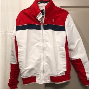 Polo Red/ White Jacket